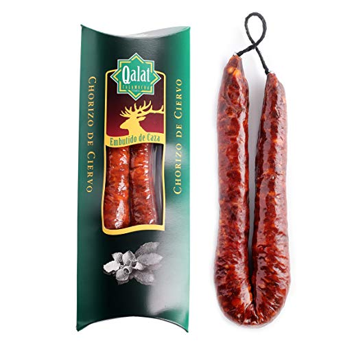 Industrias Cárnicas Santa Elena - Chorizo de Ciervo elaborado en Teruel - Certificado Calidad Rural - Receta Artesanal - 220g