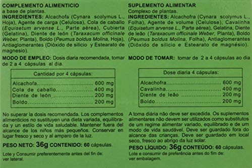 Integralia, Alcachofa Plus, 60 caps.