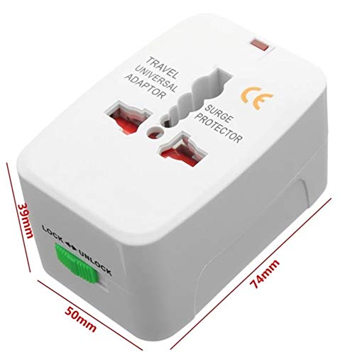 Interruptor de Pared Luz Adaptador Universal del Recorrido del zócalo del Enchufe de energía del Adaptador 110-250V 10A