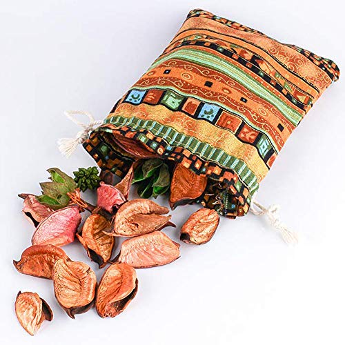 INTVN 24Pc Estilo Egipcio Bolsa De Monedas De Joyería Bolsa De Regalo De Cordón Estampado Bolsita De Algodón Bolso De Viaje De Caramelo étnico