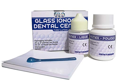 Ionómero de vidrio Luting cemento material de relleno dental