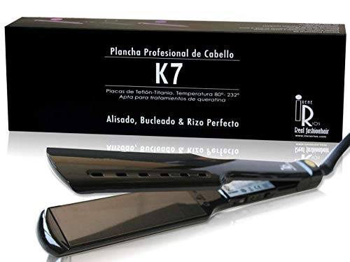 Irene Rios K7 Plancha Para El Cabello Negra K7 Plancha Para El Cabello Negra 1 unidad 500 g