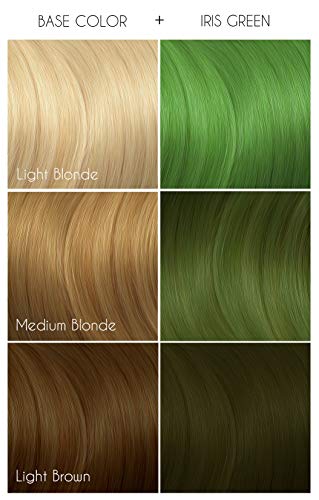 Iris Green, semi-permanentes tintes de cabello verdes - 118 ml - Arctic Fox