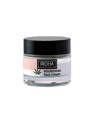Iroha Nature - Crema Facial de Tratamiento Diario Nutritiva & Protectora con Aceite de Semilla de Cannabis, 1 unidad (50ml.) | Crema Facial Diaria Hemp Oil