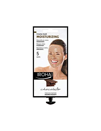 Iroha Nature - Mascarilla Facial en Crema, Hidratante con Chocolate