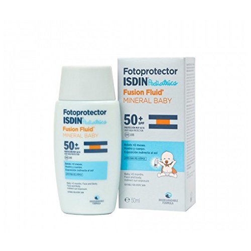 ISDIN Pediatrics Fusion Fluid Fotoprotector (SPF 50+) - 50 ml.