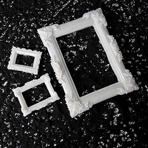 iSuperb Molde de Silicona Marco de Fotos Molde de Decoración DIY Moldes Resina Silicone Mold para Artesanal Fondant Pastel (Photo Frame Mold)