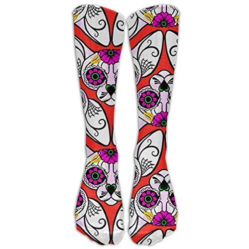 iuitt7rtree Knee High Socks Socks Skull Sphinx Cat Women Printing Novelty Long Sport Stocking
