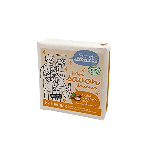 Jabón Orgánico 100gr - Aceite de Argán Aroma Almendras - Secrets de Provence