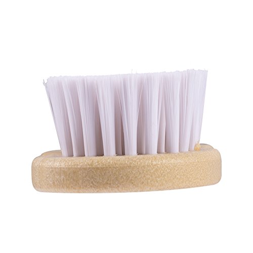Jacarlife - Cepillo de limpieza de uso rudo con mango de madera (forma de cacahuetes) para limpieza de tapicería, interior de coche, muebles, sofá, botas, etc.
