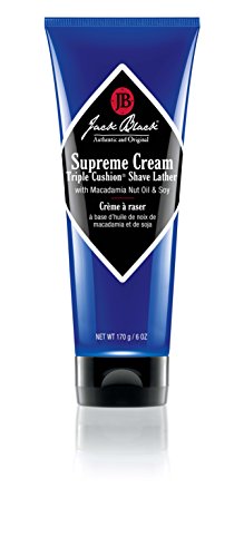 Jack Black Supreme Cream - Cojín triple para afeitar (170 g)