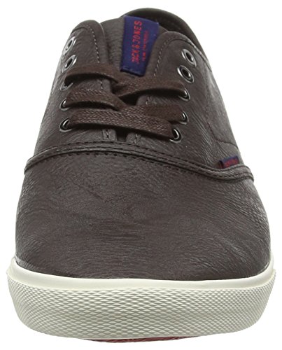 JACK & JONES Jfwspider PU Sneaker, Zapatillas para Hombre, Marrón (Java), 41 EU