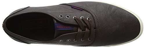 JACK & JONES Jfwspider PU Sneaker, Zapatillas para Hombre, Marrón (Java), 41 EU