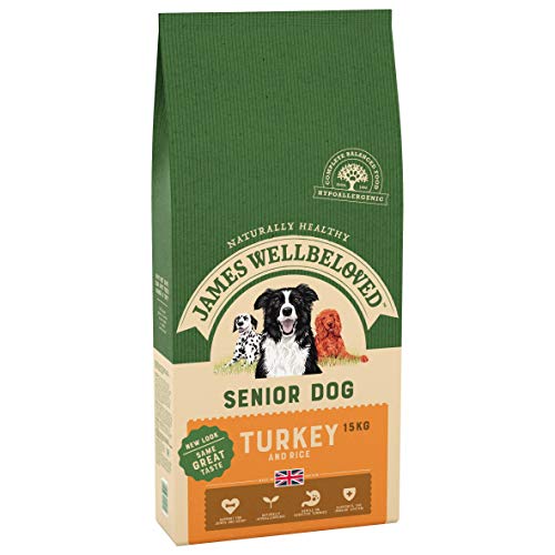 James Wellbeloved Senior Turkey and Rice Kibble 15 kg