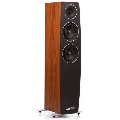 Jamo Concert C 95 - Altavoz para rangos graves de composición cónica híbrida de 6", color Dark Apple