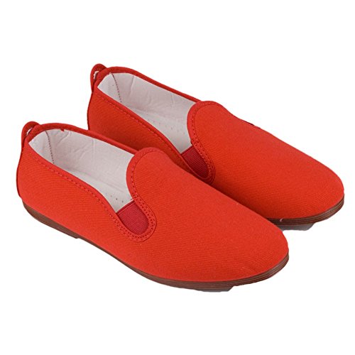 javer - Zapatilla Kung-FU Lona Mujer Color: Blanco Talla: 40