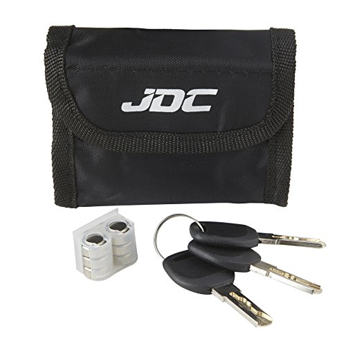 JDC Moto Motocicleta Bloqueo de Disco con Alarma – Jaws - Amarillo