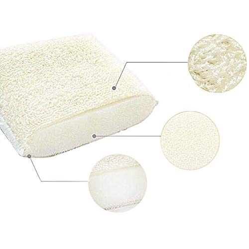 JEBBLAS Eco Bamboom Esponja, bambú, 13 x 9 x 2.5 cm, 6 Unidad