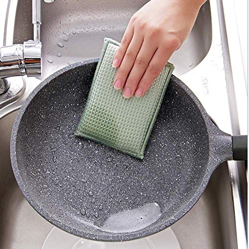 JEBBLAS Eco Bamboom Esponja, bambú, 13 x 9 x 2.5 cm, 6 Unidad