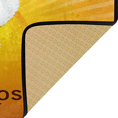 Jereee Happy Pentecostés Sunday Dove Alfombrilla de cocina antideslizante rectangular de poliéster, alfombra de suelo para decoración del hogar, 99 x 20 pulgadas