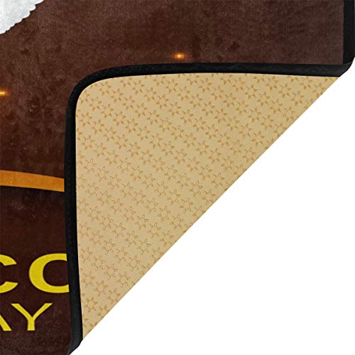 Jereee Happy Pentecostés Sunday Dove Alfombrilla de cocina antideslizante rectangular de poliéster, alfombra de suelo para decoración del hogar, 99 x 20 pulgadas