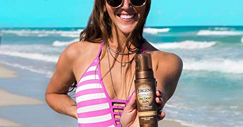 Jergens Natural Glow Instant Sun Sunless Tanning Mousse, Light, 6 Fluid Ounce by Jergens