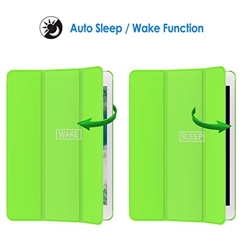 JETech Funda para iPad Air 2, Carcasa con Soporte Función, Auto-Sueño/Estela (Verde)