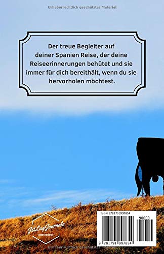 JetLagJournals • Reisetagebuch Spanien: Erinnerungsbuch zum Ausfüllen und Selberschreiben | Ideal als Abschiedsgeschenk