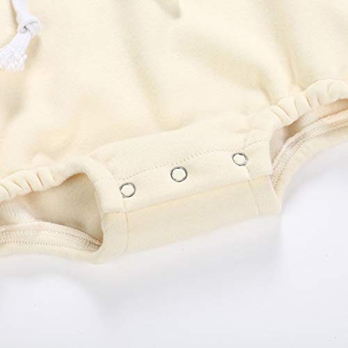JiaMeng encapuchadas Manga Larga Camisetas Baby Rabbit Letter Sudadera Tops Romper Pullover Body con Capucha Sudadera para niño