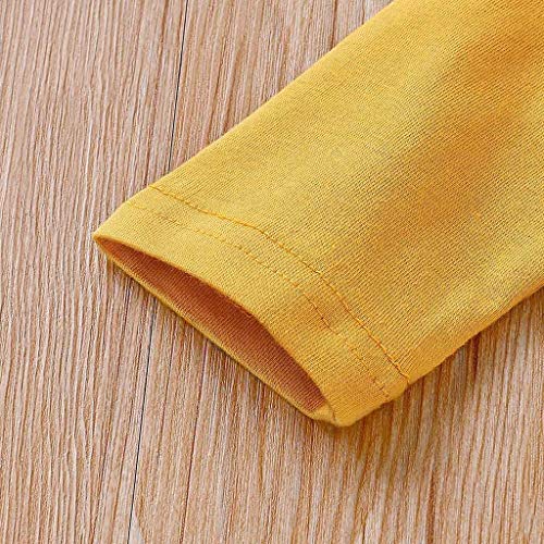 JiaMeng Mangas largas para bebés Mamelucos + Pantalones Florales + Cintas para la Cabeza Conjunto Trajes Verano Ropa Conjunto De 3 Piezas