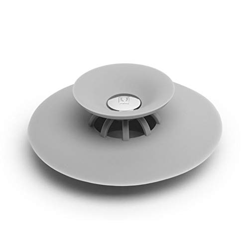 JICCH 3 Piezas Silicona TapÓN de DesagÜE Cubiertas de desagüe de Ducha Drenaje de Piso,Anti-obstrucción,Tapón de Alcantarilla,Tapón de Drenaje Universal para Cocina,Baño,Lavabo