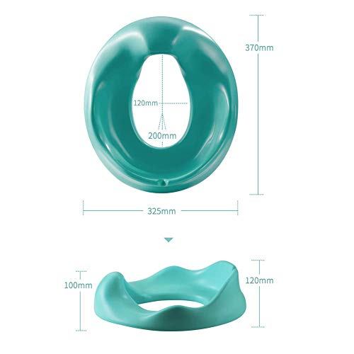 JIEER-C Silla ergonómica Asiento para Inodoro, Inodoro Asiento de Entrenamiento para niños Orinal para bebés Orina a Prueba de Salpicaduras Fácil de Limpiar Instalación no pegajosa Culata pa