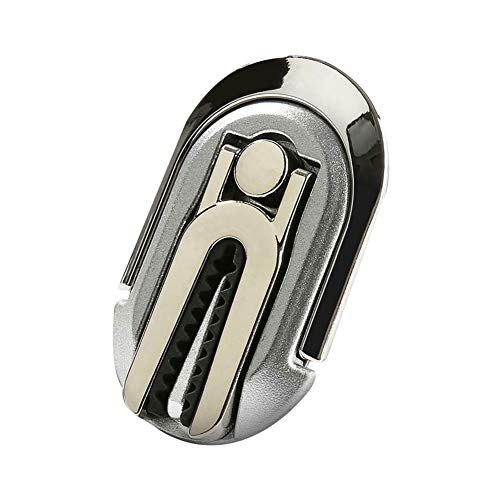 JiEHED Soporte multiuso para teléfono móvil, soporte para anillo, soporte de dedo para pie, rotación de 360 grados antideslizante para soporte magnético de coche con todos los smartphones para coche