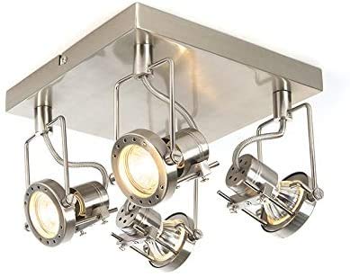 JINRU Punto La Industria Moderna del Punto/Spotlight/lámpara/lámpara 4 de la Llama Vigas Llama de Forma pivotante/iluminación Interior/r Vivir