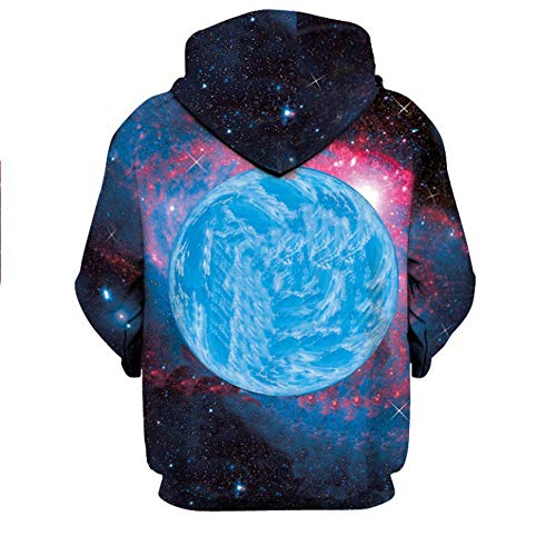 JJZZ Sudadera 3D Dragon Ball Vegeta 3D imprimió la Sudadera con Capucha suéter de la para Suéter Unisex de la Camiseta de Las señoras con el Bolsillo Grande