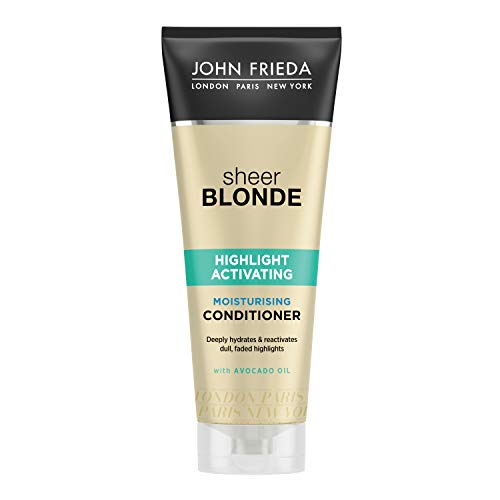 John Frieda Acondicionador Activador Reflejos 250ml | Aclarador Pelo | Pelo Rubio | Reflejos y Mechas Rubias