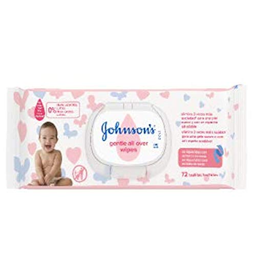 Johnson's Baby Toallitas 72 Ud.con Tapa (Nuevo), Neutro, Medio