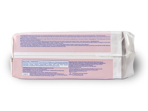 Johnson's Baby - Toallitas para Bebe, Suavidad en Cada Paso - 3 Paquetes de 224 toallitas - [Total: 672 toallitas]
