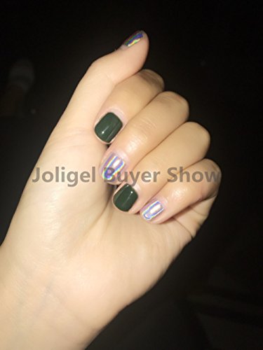 Joligel Esmaltes Gel Semipermanente UV LED de Uñas 10ml, Esmeralda Clásico Elegante de Invierno, Pintauñas en Gel para Manicura Pedicura Diseño de Uñas, Resina Sin Olor, Soak Off, Verde Oscuro