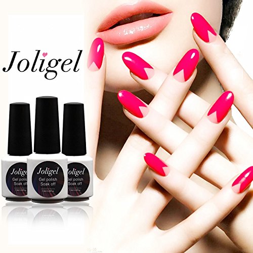 Joligel Esmaltes Gel Semipermanente UV LED de Uñas 10ml, Esmeralda Clásico Elegante de Invierno, Pintauñas en Gel para Manicura Pedicura Diseño de Uñas, Resina Sin Olor, Soak Off, Verde Oscuro