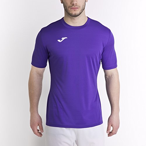 Joma Campus II Camiseta de Juego Manga Corta, Hombre, Violeta, 4XS-3XS