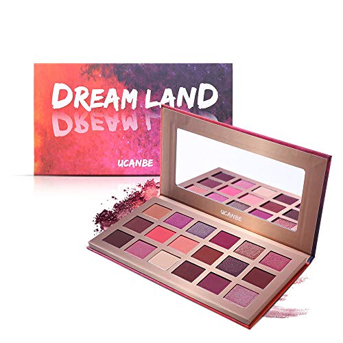 Jooayou 18 colores Paleta de Maquillaje de Sombra de Ojos, Impermeable de Larga Duración Polvo Exquisito del Sombreador de Ojos, Paleta de Sombra de Ojos Maquillaje Cosmético