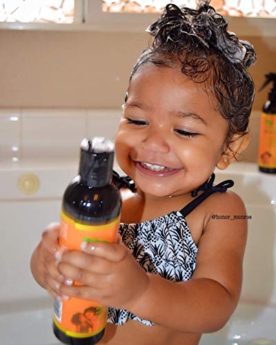 J’Organic Solutions Carrot Argan Kids Leave-in Conditioning Milk Detangler with Jamaican Black Castor, Coconut Oil & More