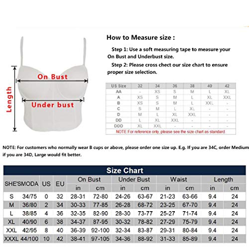 JOYOTER Mujeres Glitter Bustier Bra Night Club Party Cropped Top Chaleco Corsé Adelgazante Lencería Suave