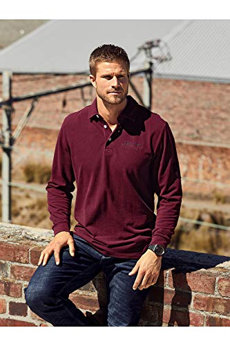 JP 1880 Rugby 1/1 Gewaschen Sudadera, Rojo (Dunkelrot 50), XXXXXX-Large para Hombre