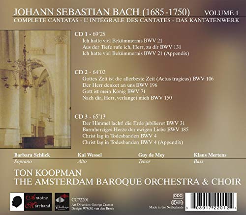 J.S.Bach: integral cantatas vol 1 (ton Koopman
