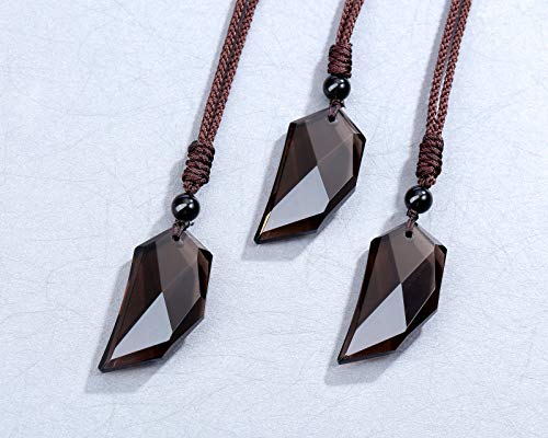 JSDDE - 2 colgantes con diseño de diente de lobo, para parejas