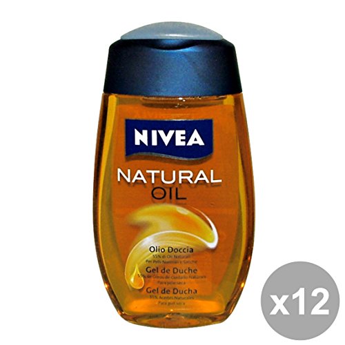 Juego 12 Nivea Ducha Natural Oil 200 ml. saponi y cosméticos