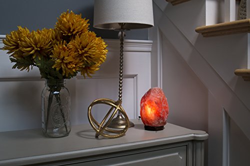 Juego de 2 lámparas de Sal del Himalaya - Dos Adaptadores Plugs UK to European EU (España)