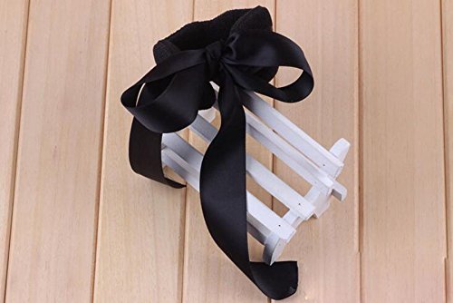 Juego de 3 accesorios para el pelo para mujeres y niñas, color negro + rojo + rosa con lazo esponja para hacer moños y moños